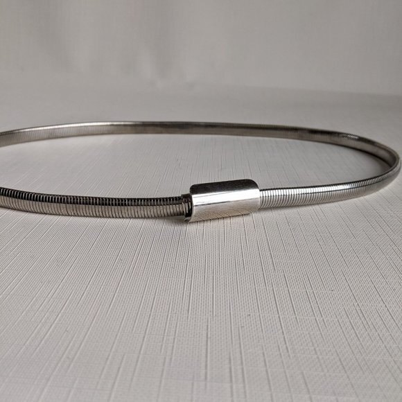 Metal Elastic Belt Simple Streamline Thin Design 32-36" - Picture 3 of 3